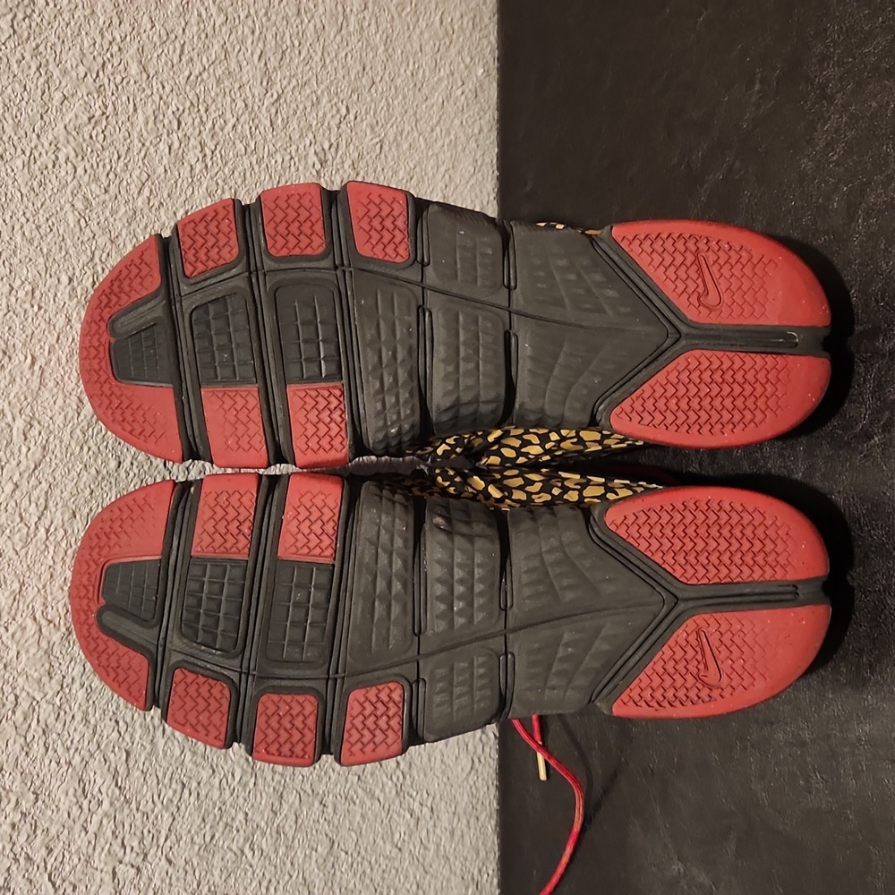 Nike Free Trainer 7.0 Cheetah Print Gold size 12 - Picture 8 of 8